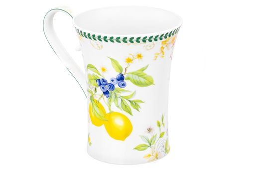 Кружка 400 мл 13*9*12 см Лимоны NEW BONE CHINA - Elan gallery фото 8