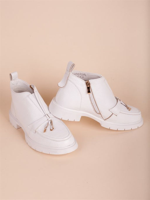 Ботинки женские натуральная кожа/ Броги удобные демисезонные HP9941N - Piniolo фото 4