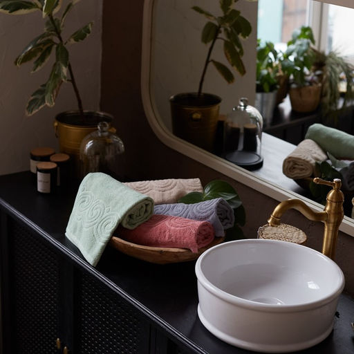 Полотенце махровое Love Life Border, 70х130 см, цвет пыльно-розовый, 100% хлопок, 380 гр/м2 - Lovelife фото 6