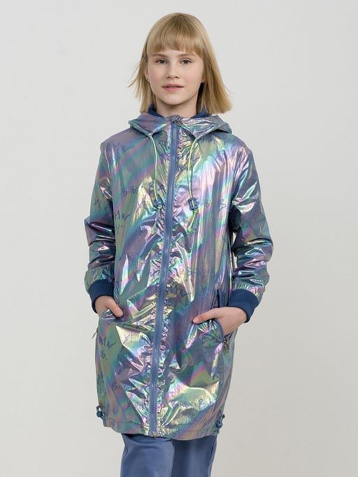 PELICAN, плащ для девочек, Синий  фото 2