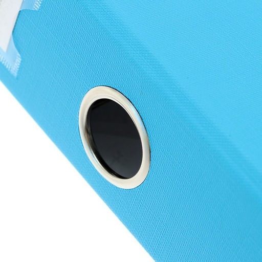 Папка-регистратор А4, 50 мм, Calligrata, полипропилен, металлическая окантовка, карман на корешок, собранная, голубая  фото 3