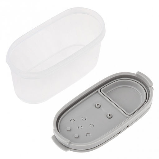 Контейнер для специй пластмассовый 120мл, 5х5х10,5см, смоки (Россия)