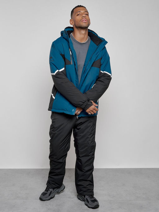 Горнолыжный костюм мужской зимний синего цвета 6319S - Leifensh фото 21