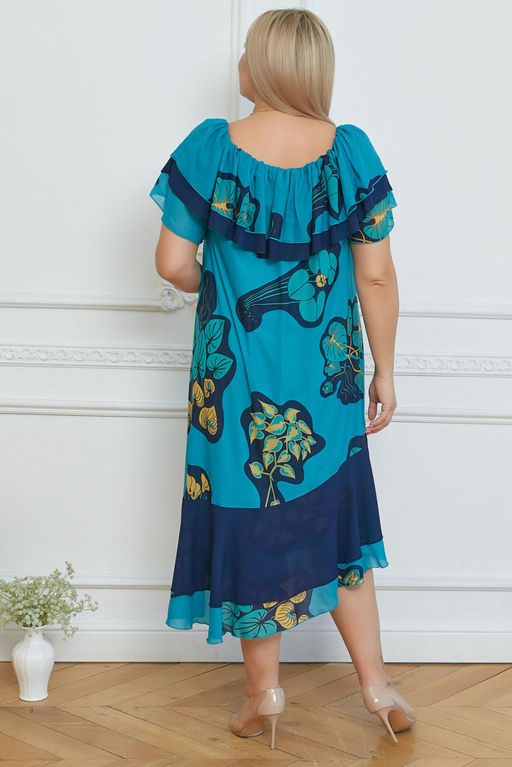Платье Luxury Moda 1267 бирюзовый