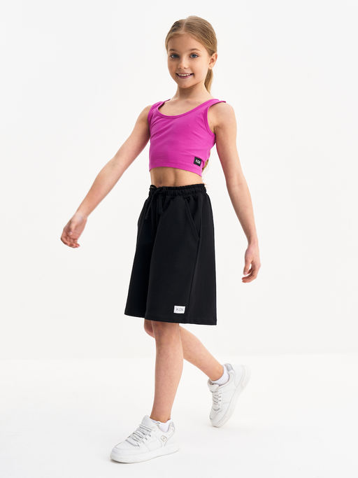 Черные шорты для девочки - Kogankids фото 13