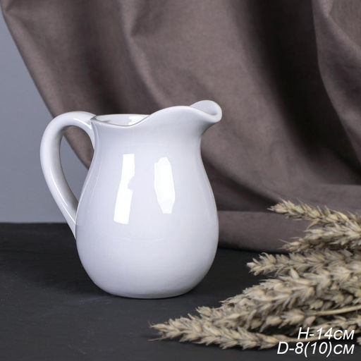 Кашпо Кувшин 14 см / 18083W /уп 3/36/белое - ГалеонТрейд фото 5