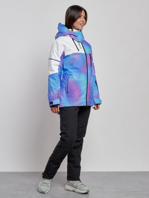 Горнолыжный костюм женский зимний фиолетового цвета 02321F - Mtforce фото 3