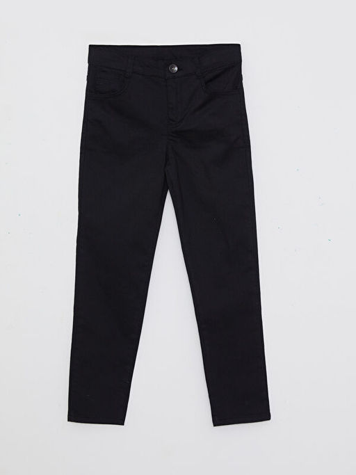 Super Skinny Fit Basic Gabardin Erkek ?ocuk Pantolon - Waikiki фото 3