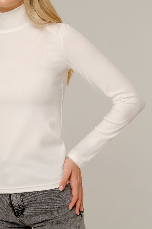 Арт.12803/4 Водолазка женская 42-50 (5 шт) Цвет:молочный - Калинка фото 7