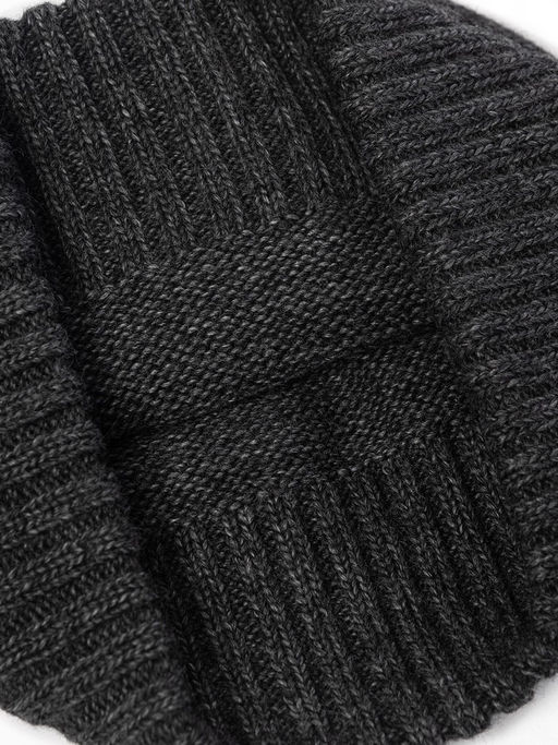 Шапка муж. шерсть+акр LB-A53109 d.grey - Labbra фото 4