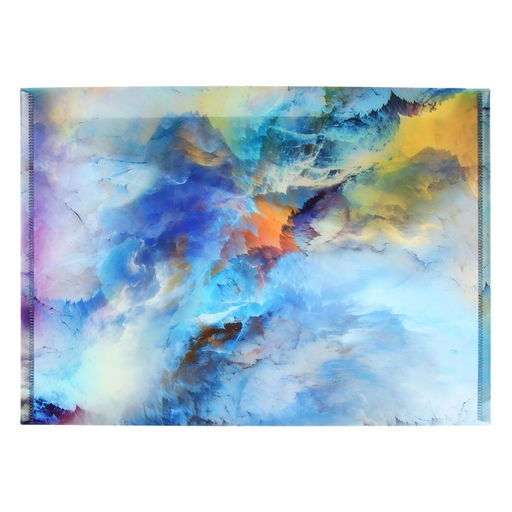 Папка-конверт Облака на кнопке А4, 350 мкр, 3D - Simaland фото 2