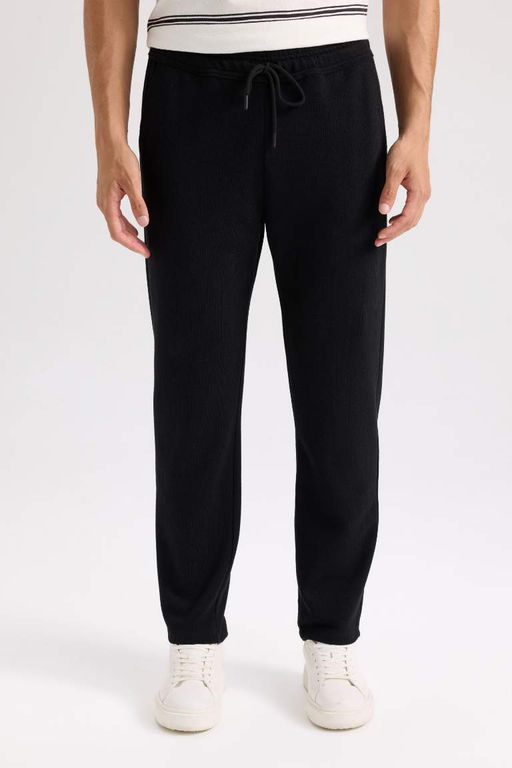 Прямые спортивные штаны стандартного кроя с кружевным поясом и карманами - Defacto фото 5