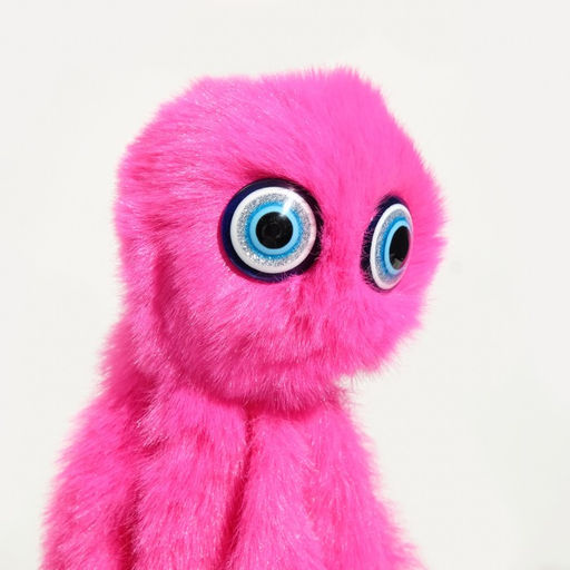 Игрушка для кошек Осьминожек из искусственного меха , до 19 см, фуксия - Пижон фото 2