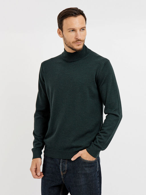 водолазка мужская базовая из шерсти - Glenfield фото 7