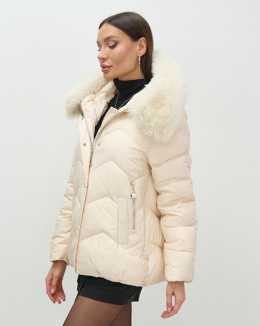 Куртка зимняя с мехом и капюшоном Бренд: Visdeer  фото 4