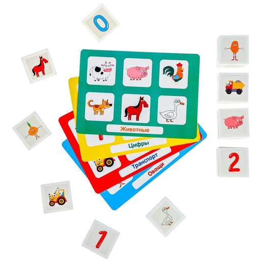 Лото для малышей Синий трактор, по методике Г. Домана  фото 2