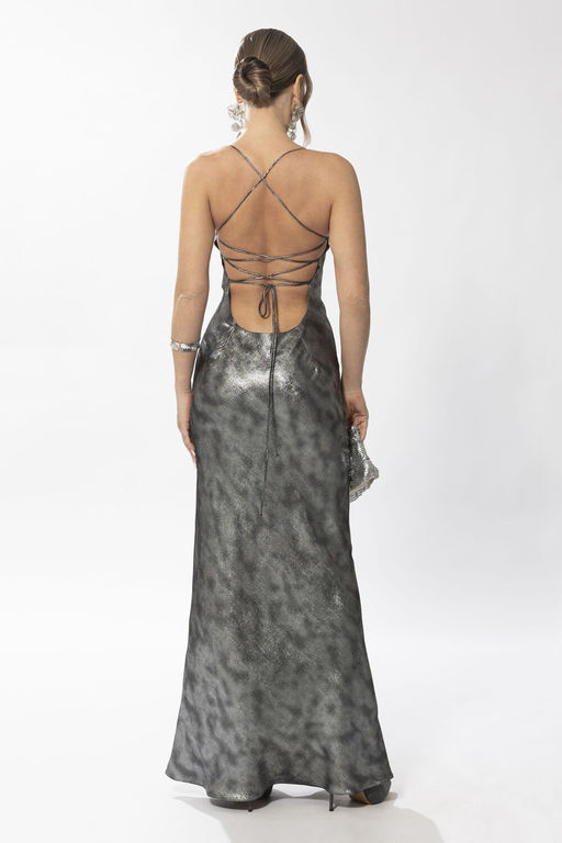 Платье Golden Valley 44239 серебро фото 2