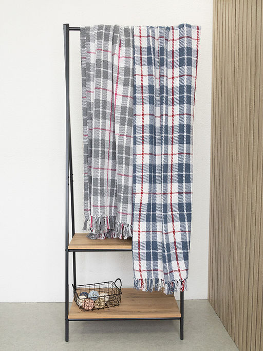 Покрывало 200х220 синий Хлопок 100% - Denastia фото 4