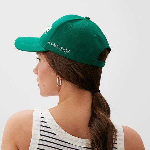 Кепка женская с вышивкой MIST Lucky, зелёная, размер 56-58