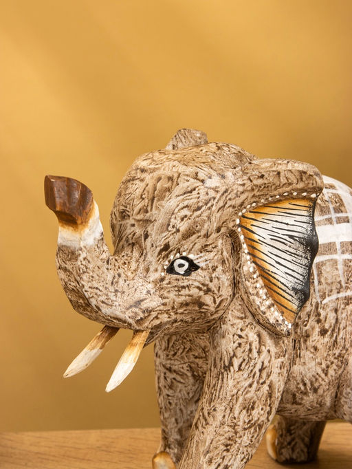 Набор сувенирный «Слоны», 25 см, 20 см, 15 см, дерево, коричневый