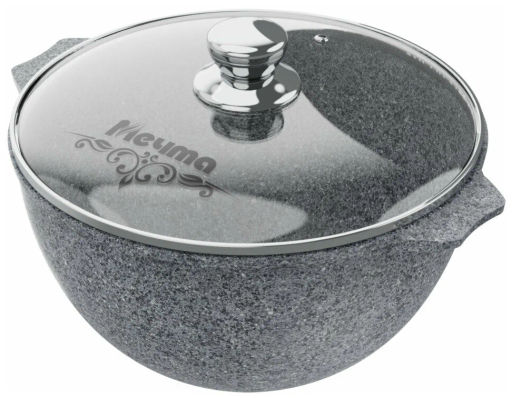 Казан для плова 4л АП Premium (grey),арт. 54901 /Мечта/  фото 2