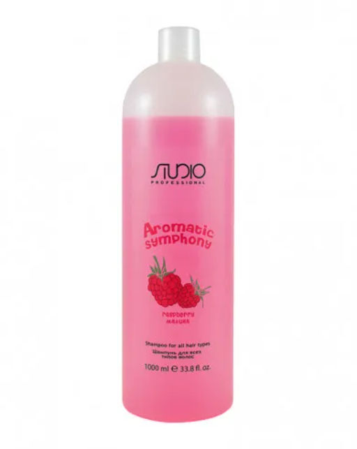 Шампунь для всех типов волос "Малина", 1000 мл Studio