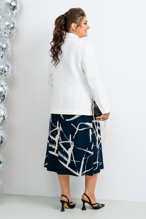 Жакет Aira Style 24-035-Р Светло-молочный