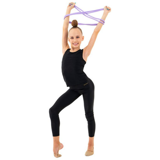 Скакалка гимнастическая утяжелённая Grace Dance, с люрексом, 3 м, 180 г, цвет сиреневый/серебристый  фото 3