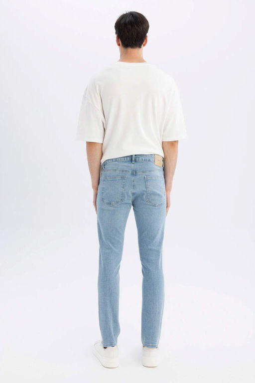 Pedro Slim Fit Джинсовые брюки узкого кроя с нормальной талией и узкими штанинами - Defacto фото 6