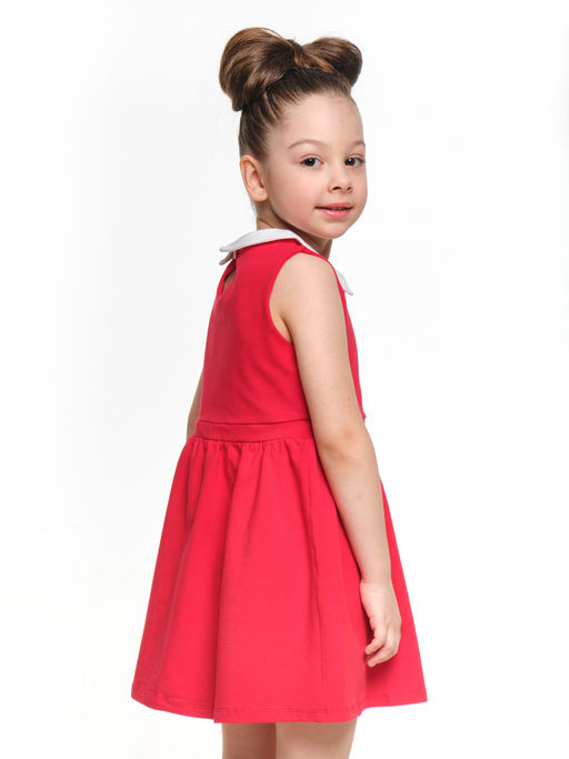 Платье для девочки с воротником UD 1500 голубой - Mini maxi фото 7