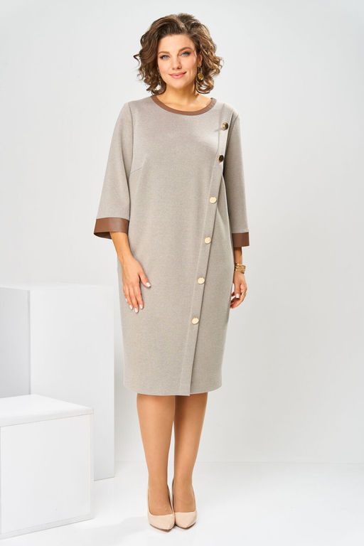 Платье Romanovich Style 1-2846 бежевый фото 4