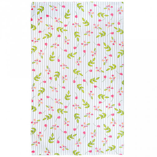 "Весенние цветы" Полотенце 35х60см, рогожка, хлопок "Премиум" 186г/м2, "Домашняя мода" (Россия)