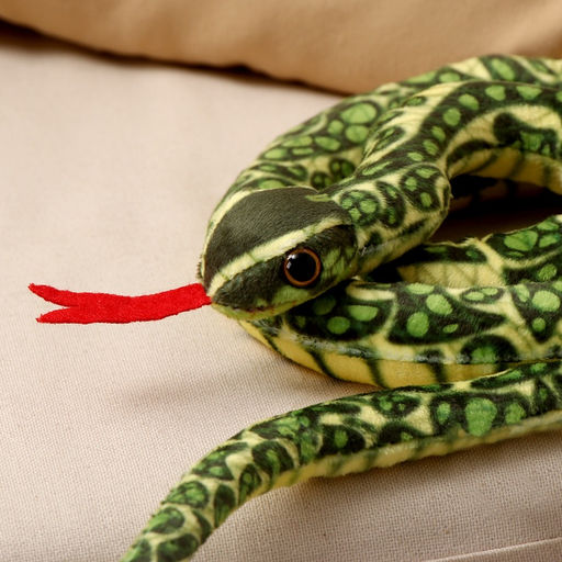 Мягкая игрушка Змея, 108 см, цвет зелёный - Simaland фото 3