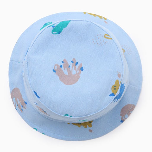 Панама детская MINAKU «Монстрики», размер 48-50, голубая