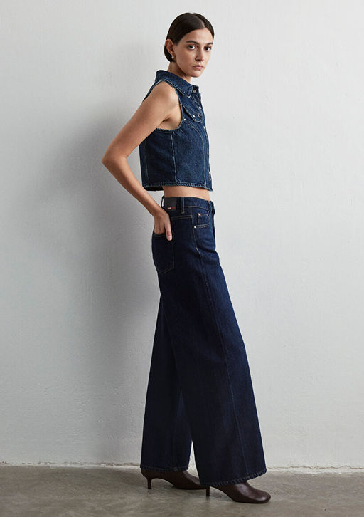Siena Button Up Iconic Rinse Jean Pantolon