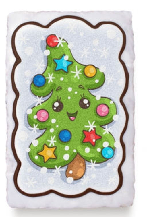 В наличии Расписной пряник "С Новым годом" (в ассортименте) 130 гр