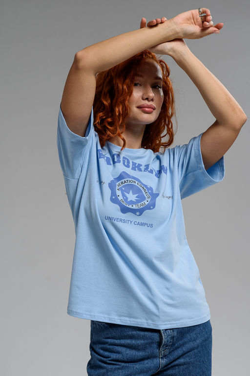 8506/1 Футболка женская оверсайз - Натали фото 272