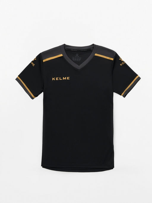 Детская футбольная форма KELME Childrens Short-sleeved Football Uniform Set Black