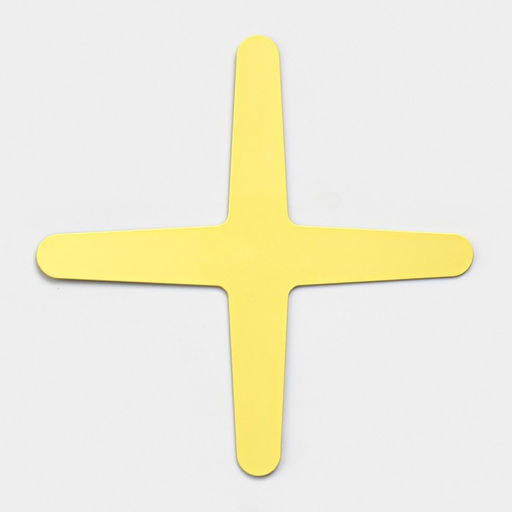 Бумеранг четырехлопастной, 30 х 30 см, моно, желтый - Simaland фото 4