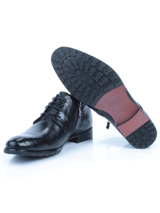 01-H9001-B75-SW3 BLACK Ботинки демисезонные мужские (натуральная кожа) размер 6UK - 40 российский