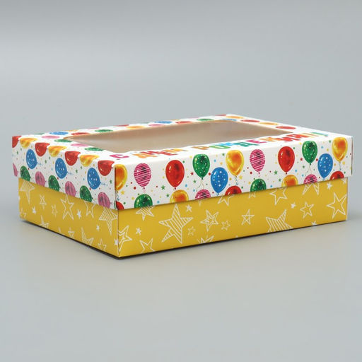 Коробка подарочная С днем Рождения 16.5 12.5 5 см - Дарите счастье фото 2