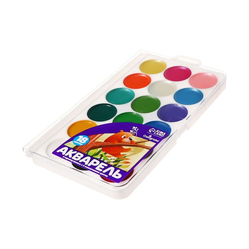 Акварель Calligrata, 18 цветов (9 классических + 9 перламутровых)