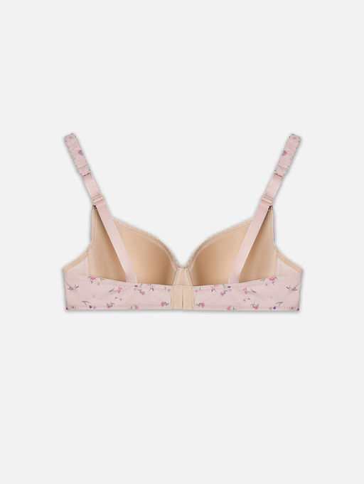 Бюстгальтер макси женский бежевый с цветочным принтом - Mark formelle фото 9