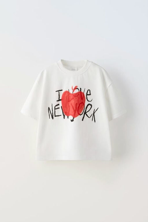 NEW YORK APPLE T-SHIRT - Zara фото 2