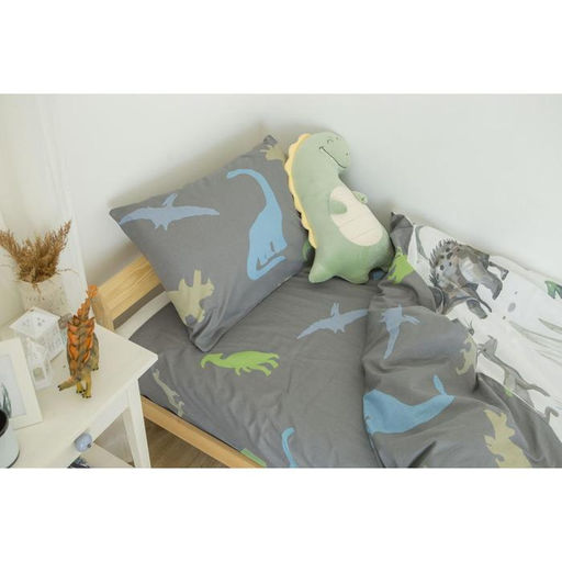 Постельное белье Этель 1,5 сп Just dino 143х215 см, 150х214 см, 50х70 см -1 шт  фото 8