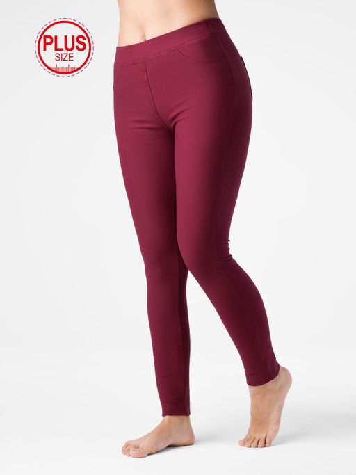 WINDY+ Легинсы жен. термоэффект (9/1) - dark bordo - Conte elegant фото 2