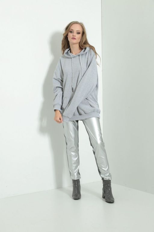 Брюки AMORI 5121 серебро  фото 2