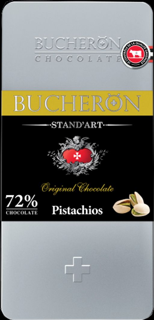 BUCHERON. Standart. Горький с фисташками 100 гр. жест.банка