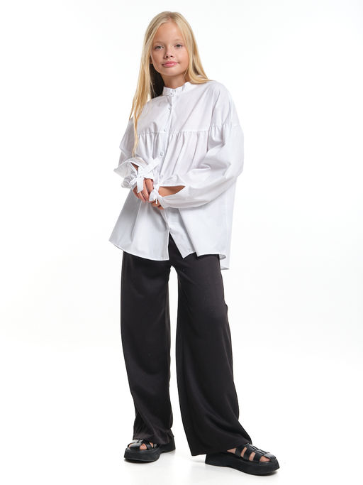 Рубашка для девочки подросткам школьная форма UD 8016 белый - Mini maxi фото 14