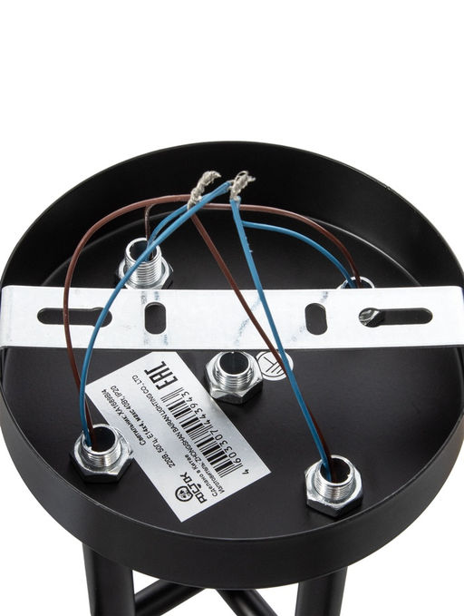 Люстра XA1689B/4, 4×60 Вт, E27, чёрная